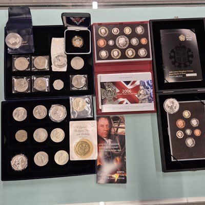 Lot 88 - Coins- Silver proof, The Victoria Cross...