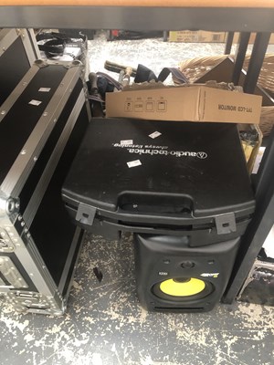 Lot 96 - A collection of various audio equipment,...