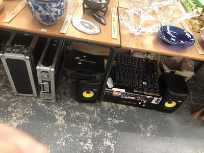 Lot 96 - A collection of various audio equipment,...