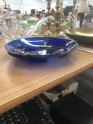 Lot 99 - Four large art glass vases, including two by...