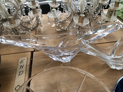 Lot 99 - Four large art glass vases, including two by...