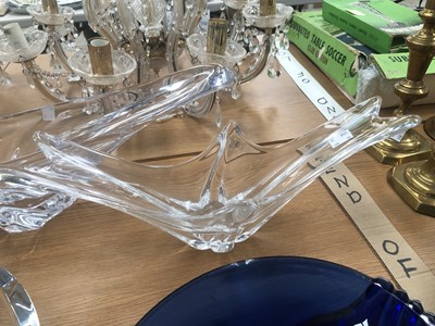 Lot 99 - Four large art glass vases, including two by...