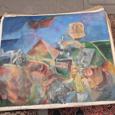 Lot 247 - Rick Pottruff (b.1945-) abstract composition....