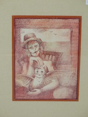 Lot 1813 - Samuel Koska (Czech 1947-2004). Brown cat-bird...
