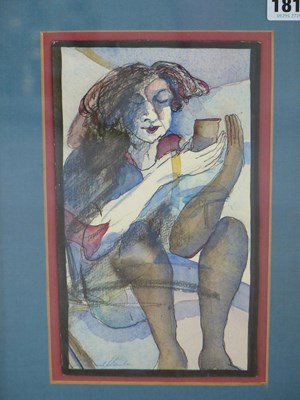 Lot 1816 - Samuel Koska (Czech 1947-2004). Colourful Lady....