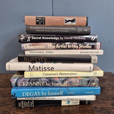 Lot 299 - Books on artists and art to include Liberman, '...