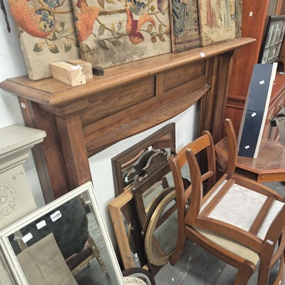 Lot 1112 - A pine fire surround