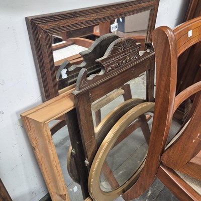 Lot 1114 - Four various mirrors