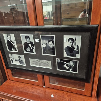 Lot 1117 - Photographs of the six actors who have played...