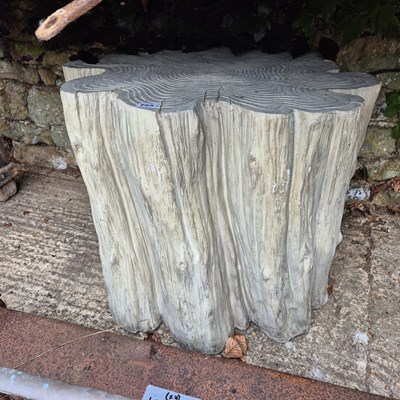 Lot 755 - A modern garden stool/table in the form of a...