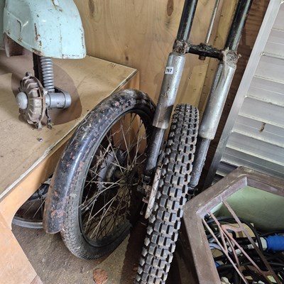 Lot 767 - Various motorcycle wheels etc.
