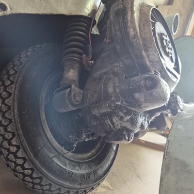 Lot 768 - A Vintage Vespa motorcycle/scooter.