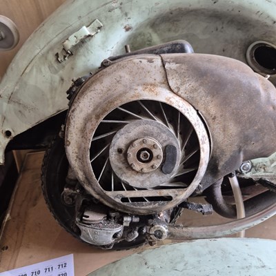 Lot 768 - A Vintage Vespa motorcycle/scooter.