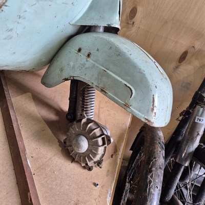 Lot 768 - A Vintage Vespa motorcycle/scooter.