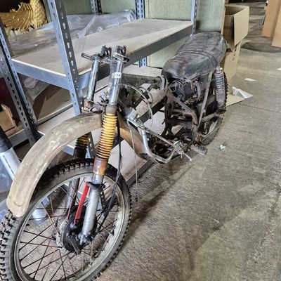 Lot 774 - A suzuki TR250 motorcycle frame only