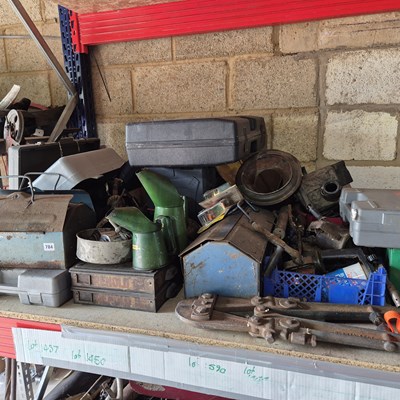 Lot 784 - A large collection of tools and motorcycle...