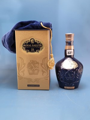 Lot 321 - Royal Salute 21 year old blended Scotch whisky...