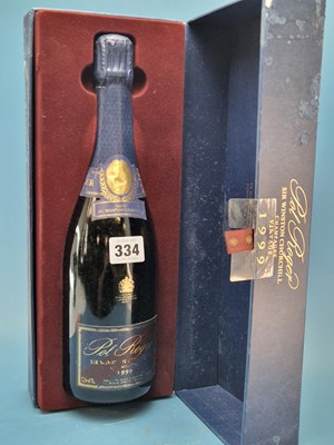 Lot 334 - Champagne Pol Roger Sir Winston Churchill 1999...
