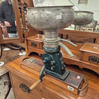Lot 1059 - A vintage, rare milk and cream separator.