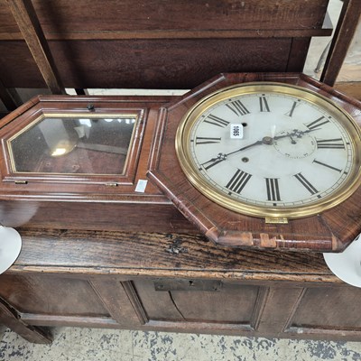 Lot 1065 - A Victorian wall clock