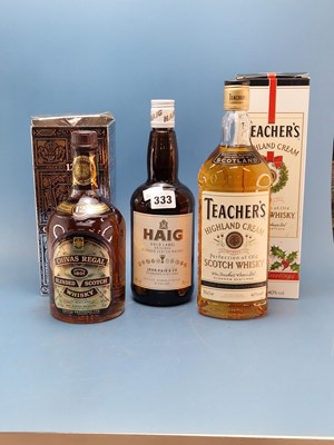 Lot 333 - Whisky Teachers Highland Cream 4% 70cl, Haig...
