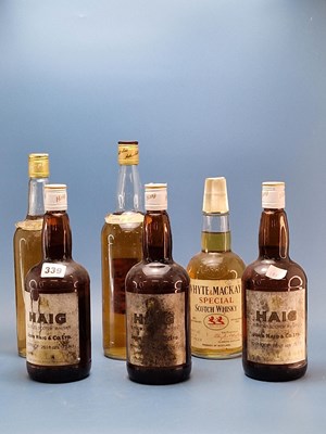 Lot 339 - Whisky to include Haig 70 proof 75.7cl...