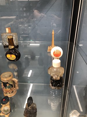 Lot 342 - Spirits and Miniatures three ceramic figurine...