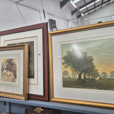 Lot 1220 - Two prints after Davis Shepherd and one other.
