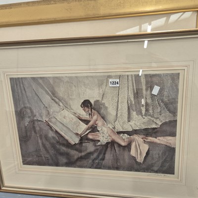 Lot 1224 - A pencil signed print by William Russell Flint...