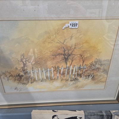 Lot 1237 - A watercolour by John Harris.