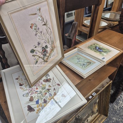 Lot 1255 - A group of four watercolour studies of...
