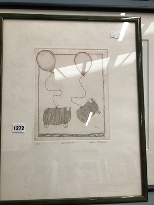 Lot 1272 - 20th century artworks, signed prints,...