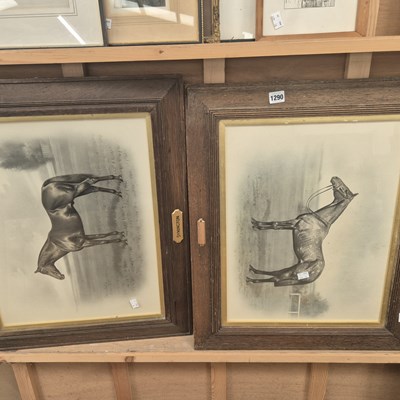 Lot 1290 - A pair of prints. racehorses. Prov. Consigned...