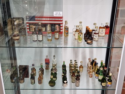 Lot 343 - Spirits Miniatures,Whiskey  including...