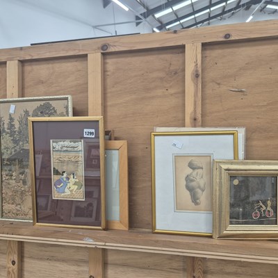 Lot 1299 - A collection of oriental prints, drawings and...
