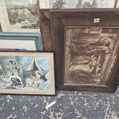 Lot 1301 - Various decorative prints Prov. Consigned from...