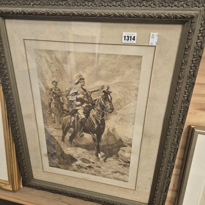 Lot 1314 - An edwardian print