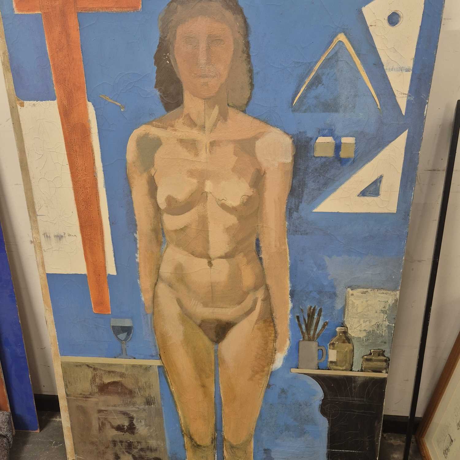 Lot 1317 - Two nude studies and other artworks by Mark...