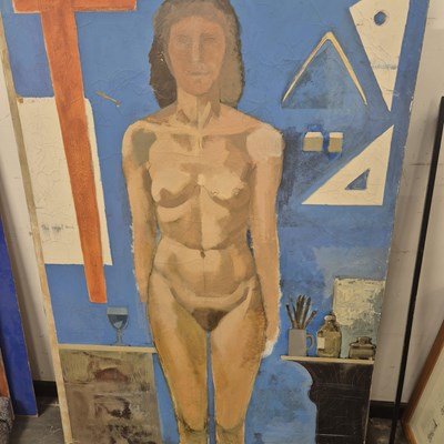 Lot 1317 - Two nude studies and other artworks by Mark...
