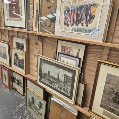 Lot 1321 - A print after L.S. Lowry and a large selection...