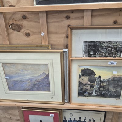 Lot 1323 - Four various watercolours.