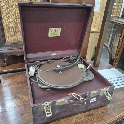 Lot 1350 - A vintage gramophone, record player.