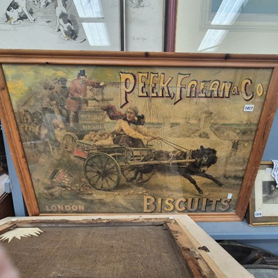 Lot 1417 - A rare Peek Freans & Co. advertising poster
