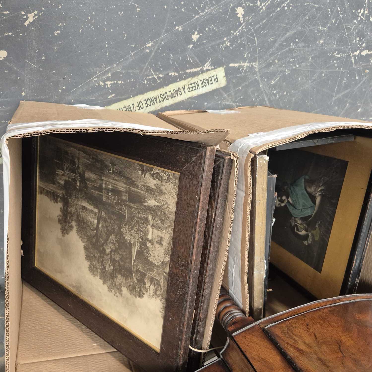 Lot 1448 - A quantity of antique and later prints and...
