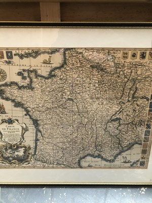 Lot 1459 - An antique map of Oxfordshire and various others.