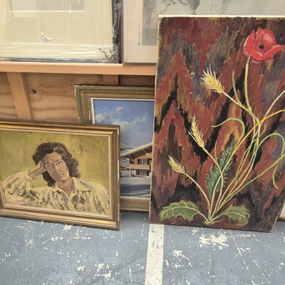 Lot 1464 - Three oil paintings