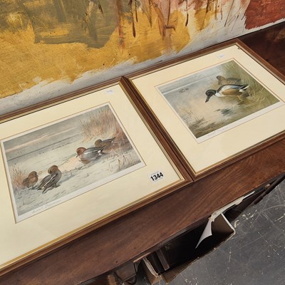 Lot 1344 - A pair of pencil signed Archibald Thorburn...