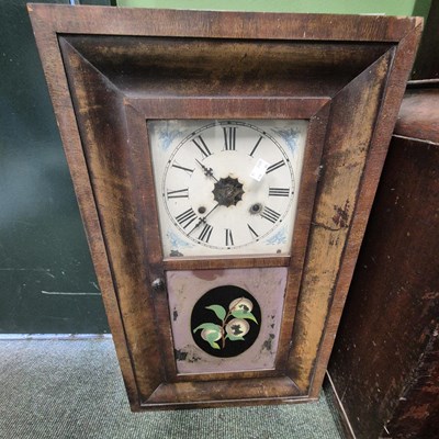 Lot 799 - An American wall clock.