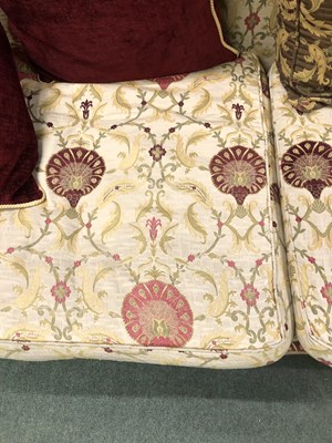 Lot 810 - A large Knoll sofa by Brights of nettlebed. H...