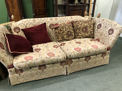 Lot 810 - A large Knoll sofa by Brights of nettlebed. H...
